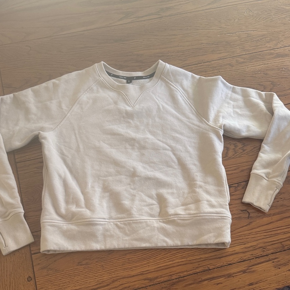 Classic White Sweatshirt